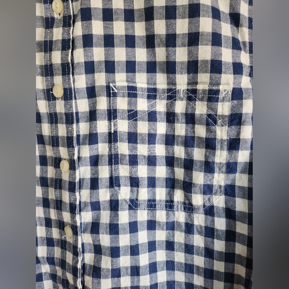 Womens LRL Buttondown Gingham Shirt - Picture 2 of 6
